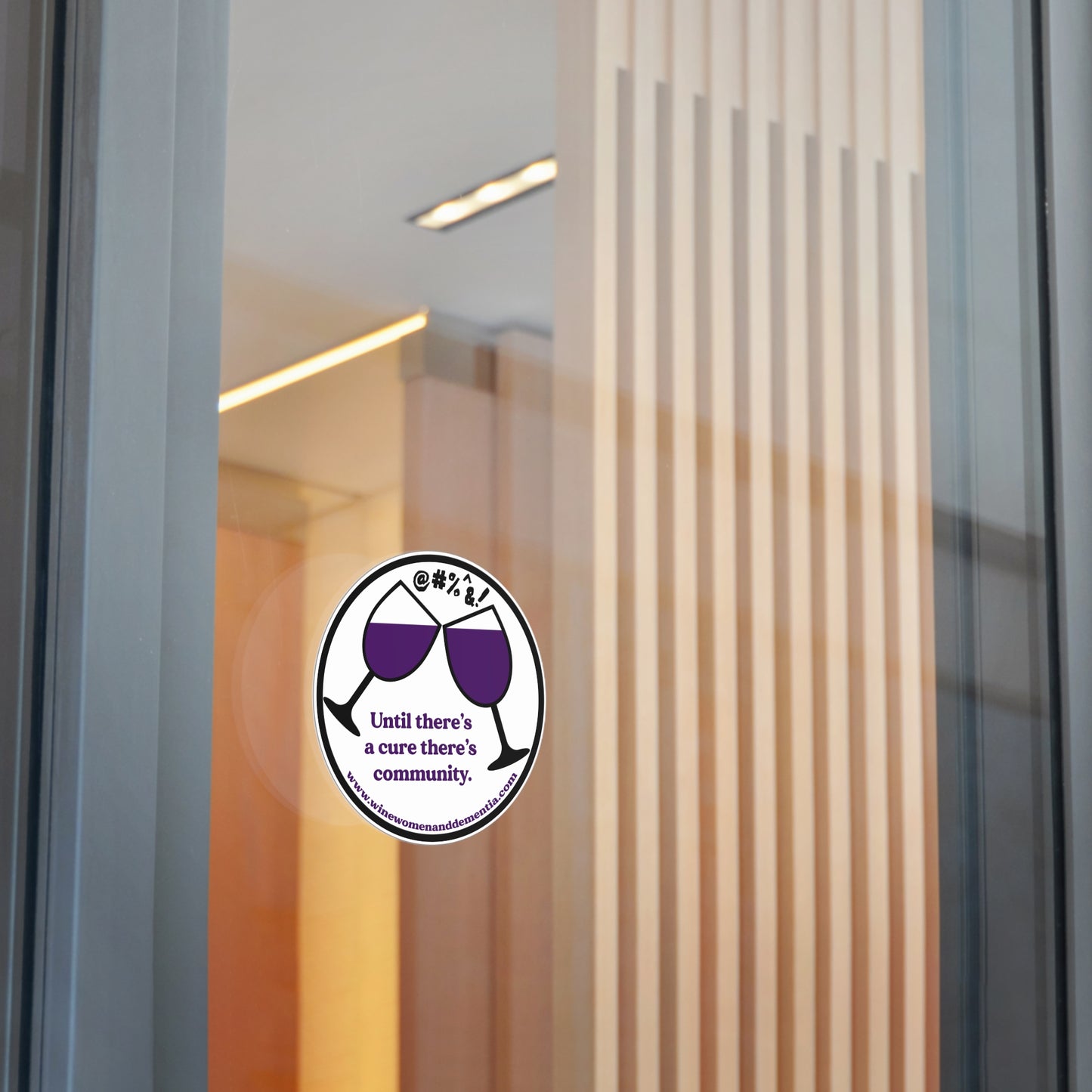 Round Vinyl Stickers - The Wine, Women, & Dementia Documentary Collection