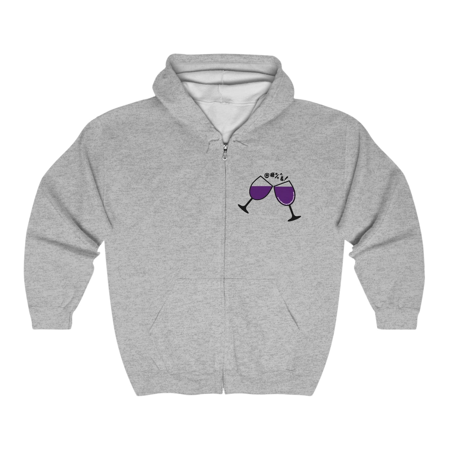 Dementia Caregiver Hoodie - Gray Pocket Zip Sweatshirt