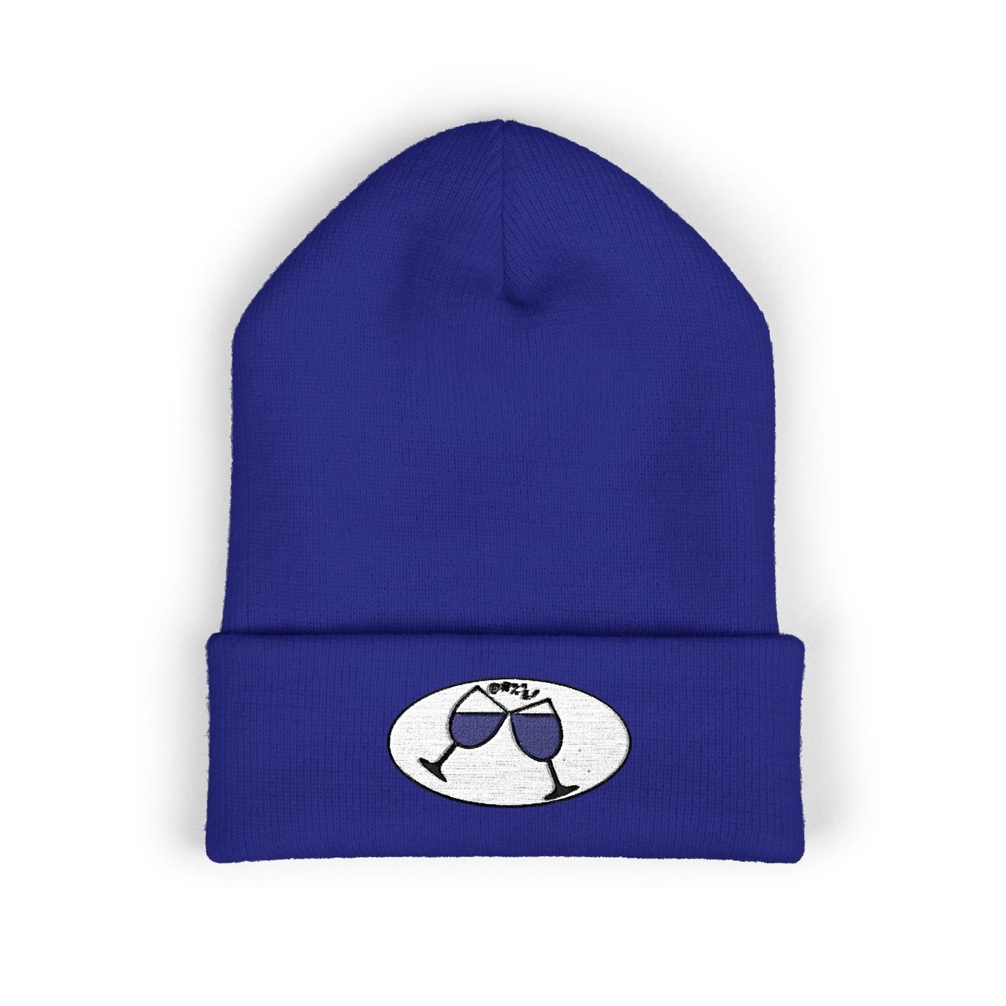 Cheers, Caregivers! Embroidered Beanie — Cozy Cuffed Knit Hat