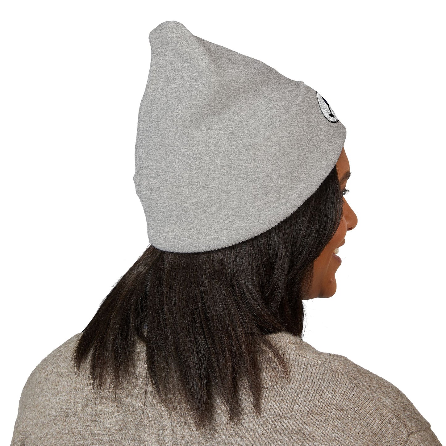 Cheers, Caregivers! Embroidered Beanie — Cozy Cuffed Knit Hat
