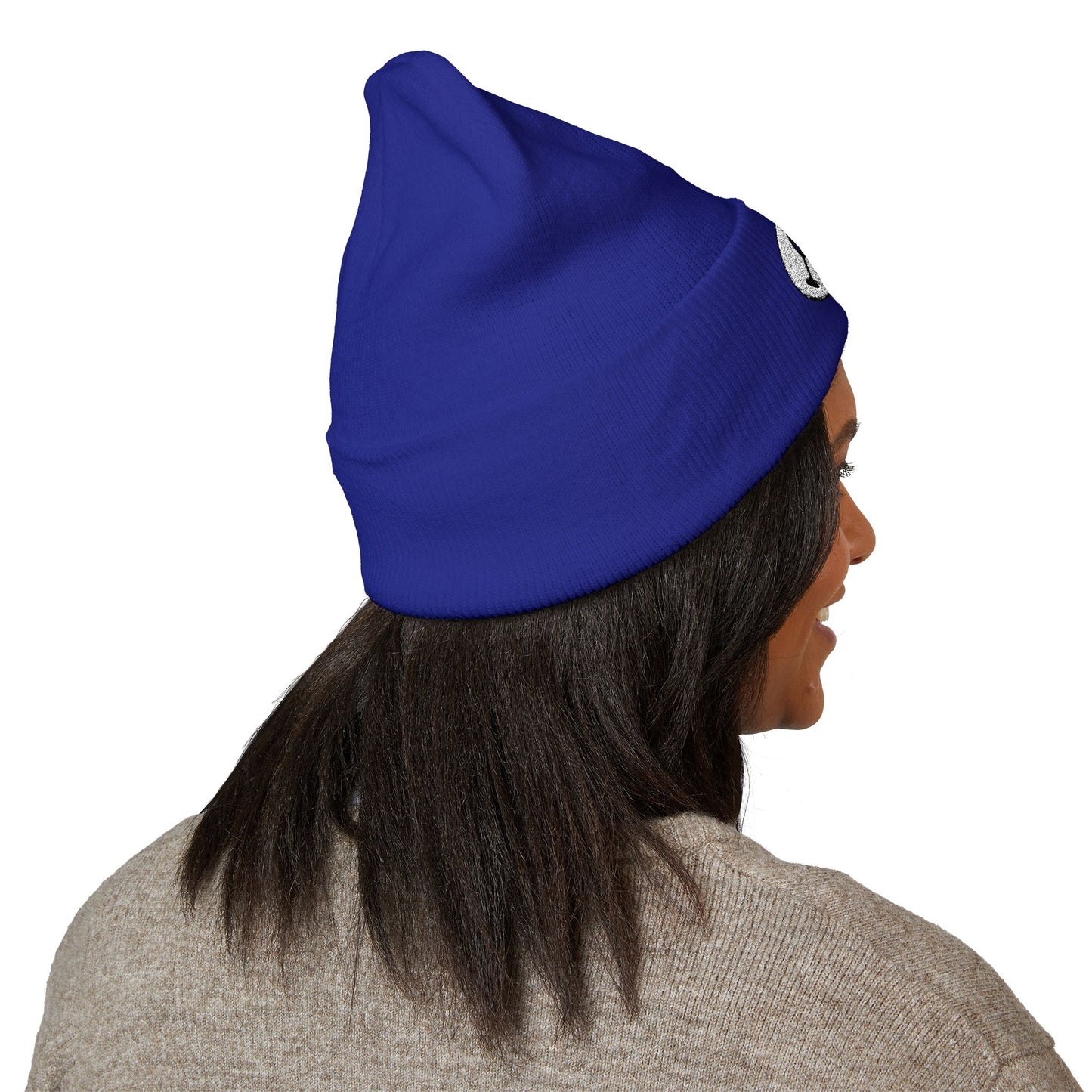 Cheers, Caregivers! Embroidered Beanie — Cozy Cuffed Knit Hat