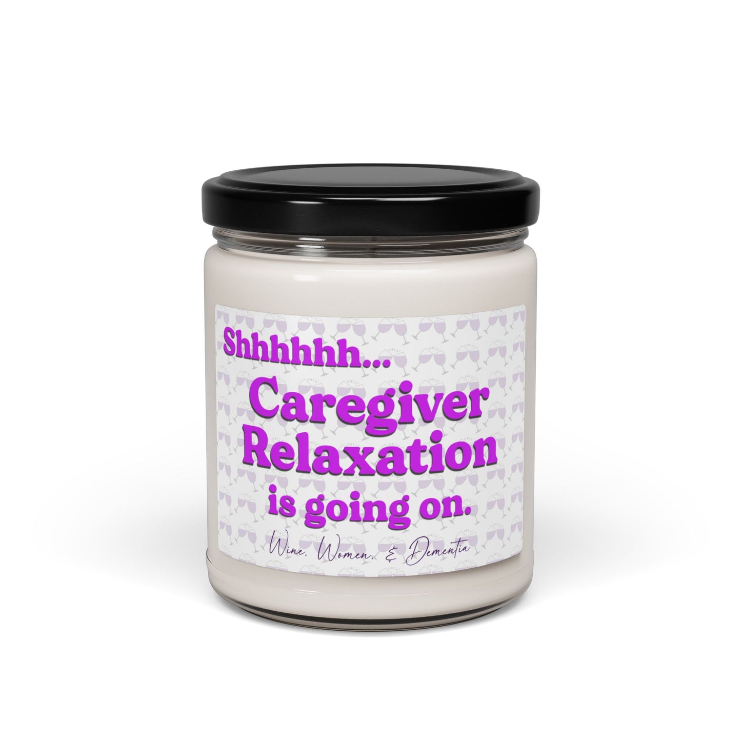 Caregiver Relaxation Soy Candle — 9oz Aromatherapy Candles for Stress Relief